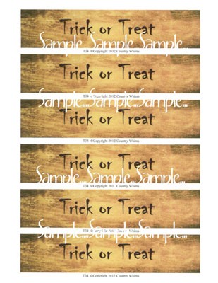 T34 - "Trick or Treat" Ghost Banner